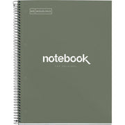 Cahier à spirale Notebook MIQUELRIUS, A4, 160 pages, 5x5, 90g, perforé vert