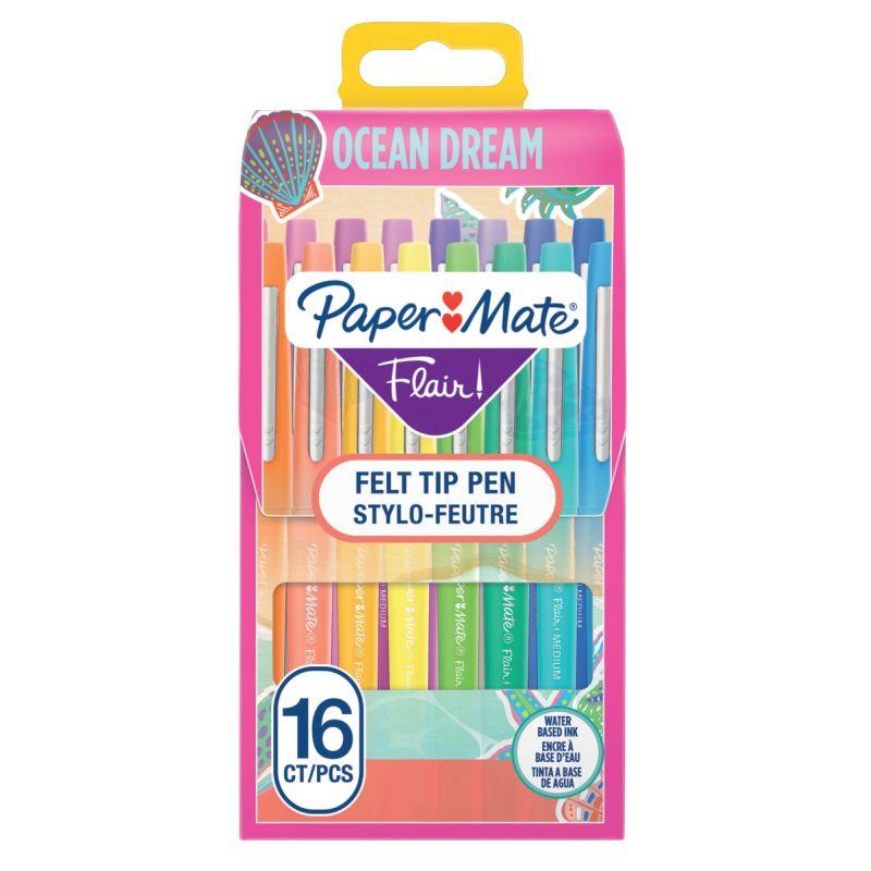 Pochette de 16 feutres nylon Flair Océan Dream