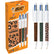 Boîte de 12 stylos bille BIC 4 couleurs pointe moyenne Léopard assortis