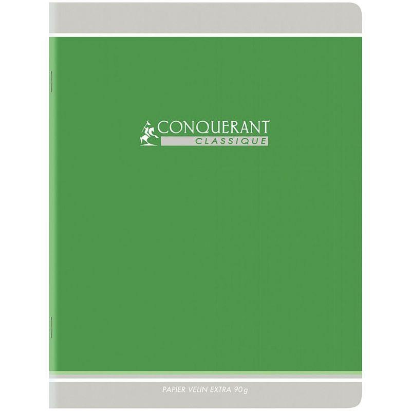 Cahier 24x32, 96 pages, seyès, 90gr, vert - Ma Rentrée Facile