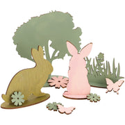 Décor à monter Pâques en bois