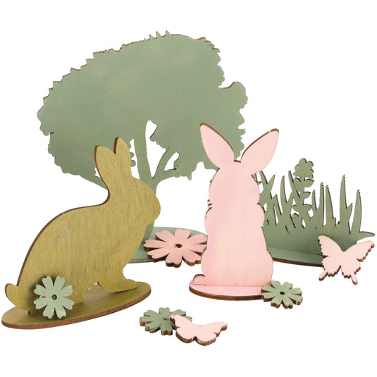 Décor à monter Pâques en bois