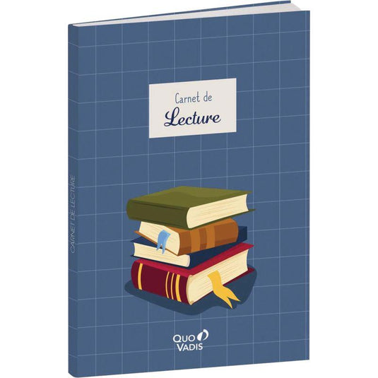 Carnet de lecture motif livres Quo Vadis