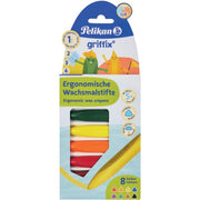 Etui de 8 crayons cire triangulaire Pelikan Griffix
