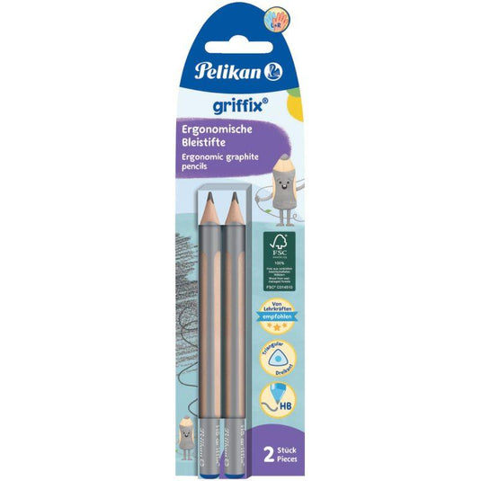 Lot de 2 crayons graphites Pelikan Griffix HB