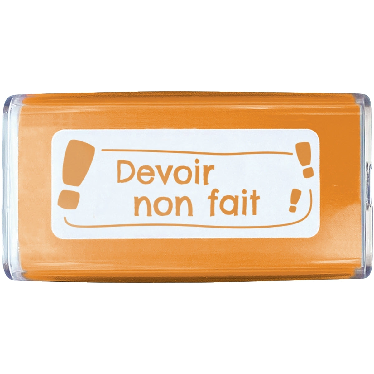 Tampon Colop "Devoirs non faît" orange
