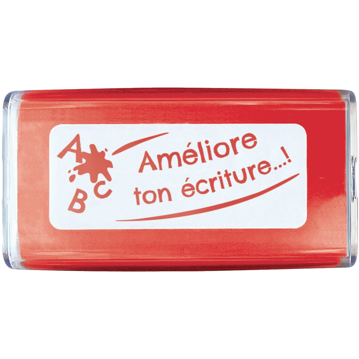 Tampon Colop "Améliore ton écriture" rouge