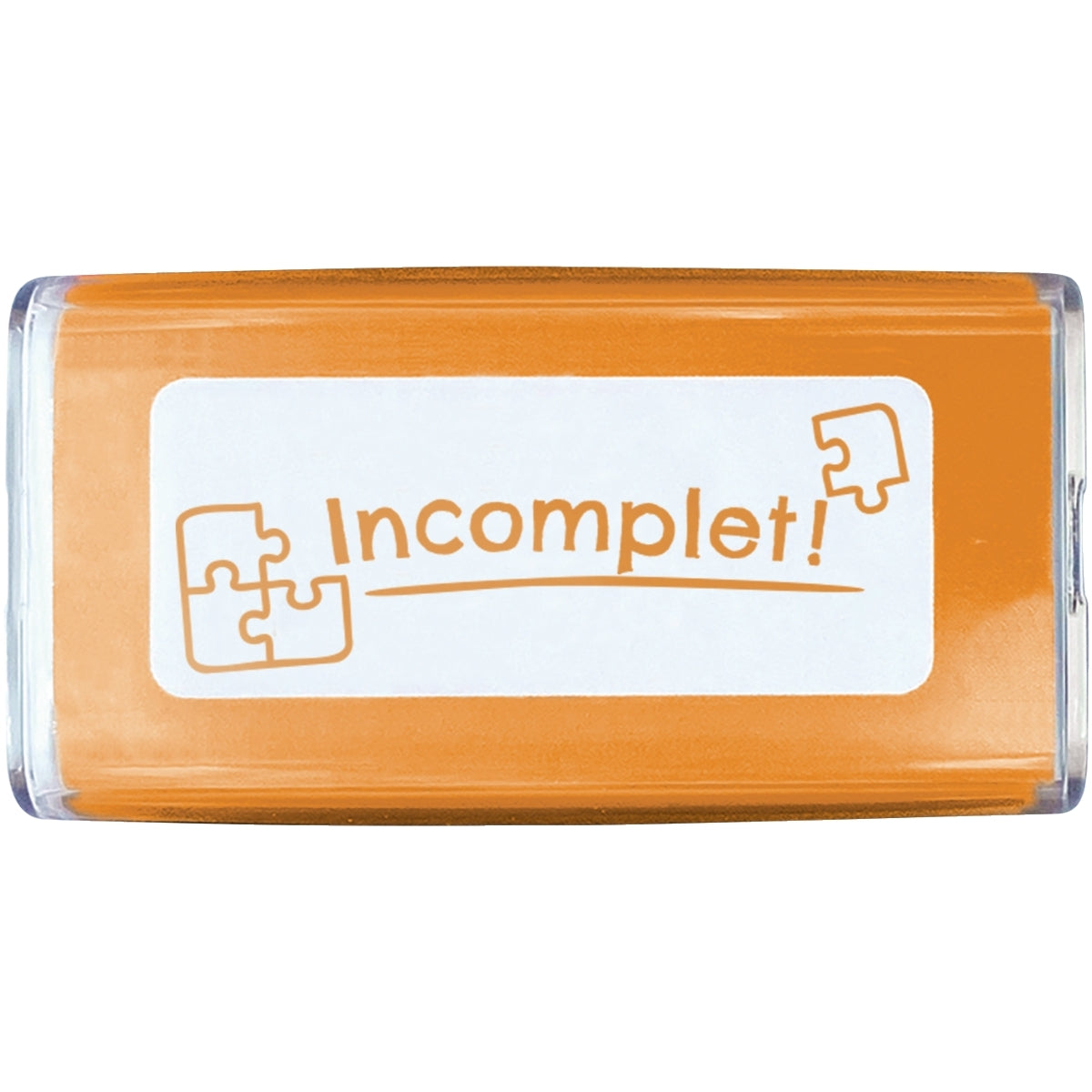 Tampon Colop "Incomplet" orange