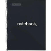 Cahier à spirale Notebook MIQUELRIUS, A4, 160 pages, 5x5, 90g, perforé noir