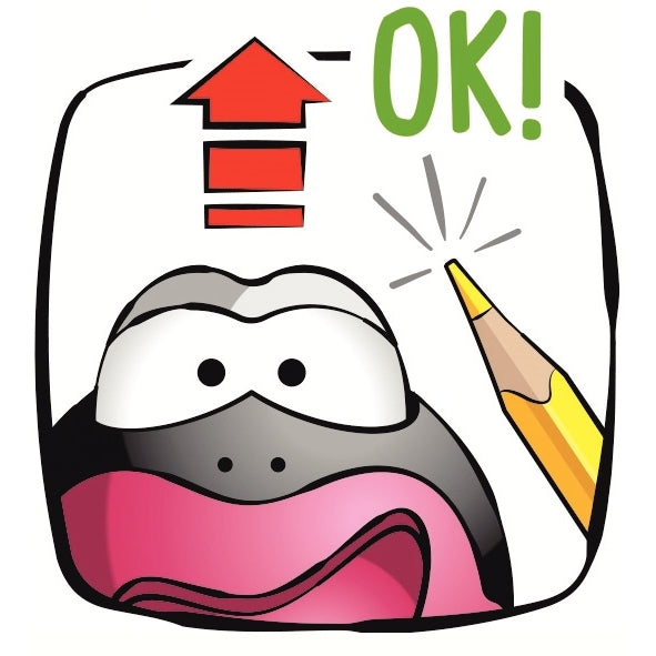 Taille crayons 1 usage avec réserve Croc Croc Signal Maped, coloris aléatoireq