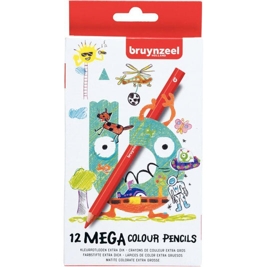 Etui de 12 crayons de couleur gros module