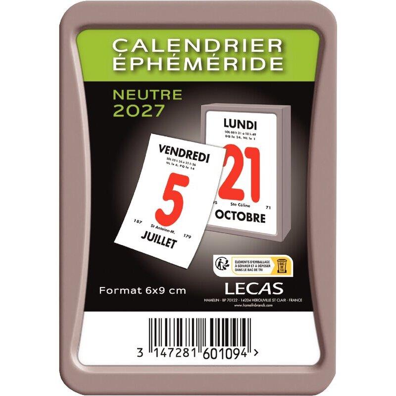 Bloc éphéméride journalier 6 x 9 cm - Ma Rentrée Facile