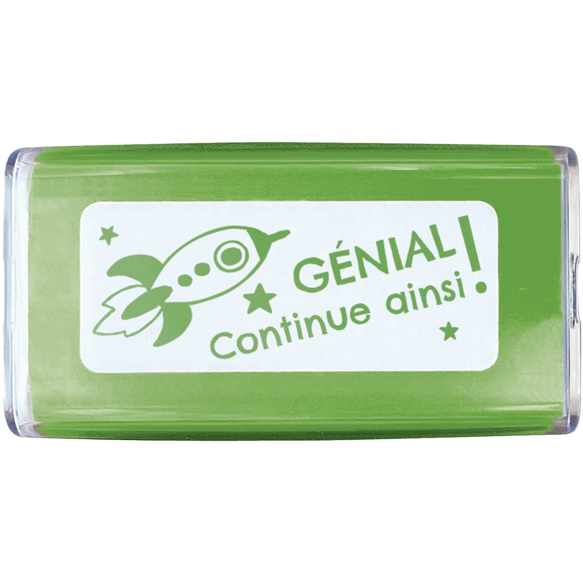 Tampon Colop "Génial continue ainsi" vert