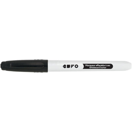 Marqueur tableau blanc pointe ogive 4mm noir - Ma Rentrée Facile