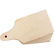 Lot de 5 planchettes rectangulaires en bois - Ma Rentrée Facile