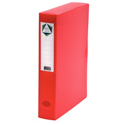 Boîte de classement polypropylène dos 6 cm rouge