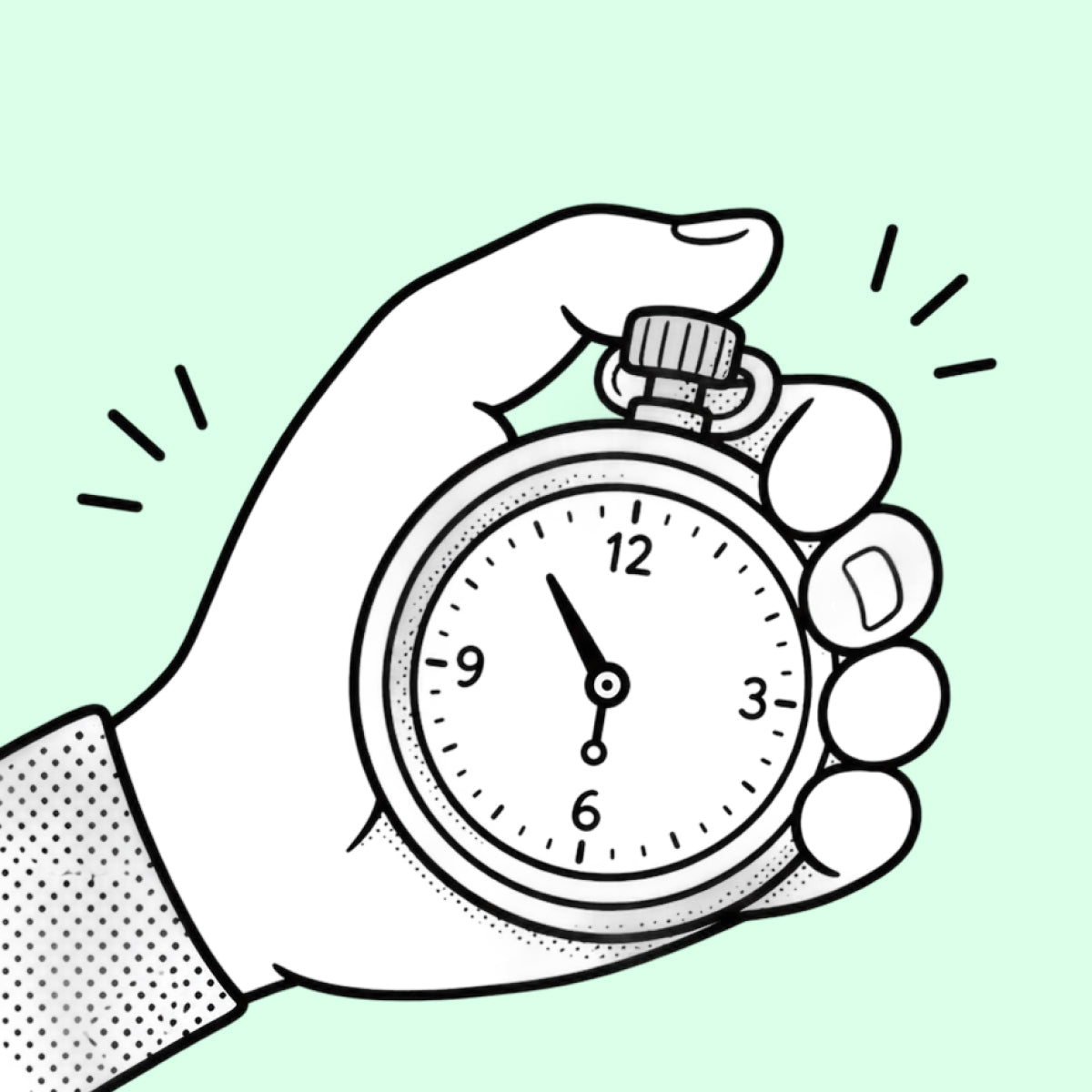 Minuteur affichant la technique Pomodoro de 25 minutes de travail et 5 minutes de pause