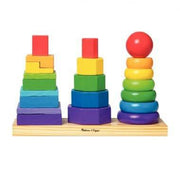 Abaque des formes géométriques empilables, Melissa & Doug - Ma Rentrée Facile