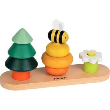 Abaque empilable en bois, la forêt JANOD - Ma Rentrée Facile