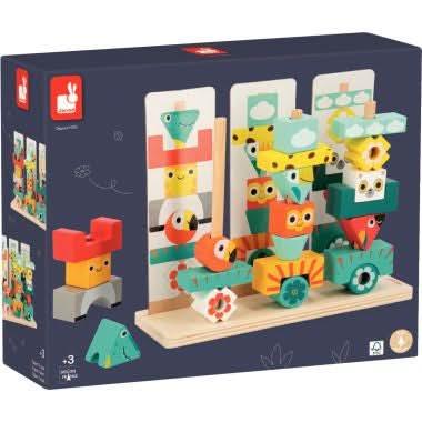 Abaque en bois TOTEM TROPIK 52 pièces JANOD - Ma Rentrée Facile