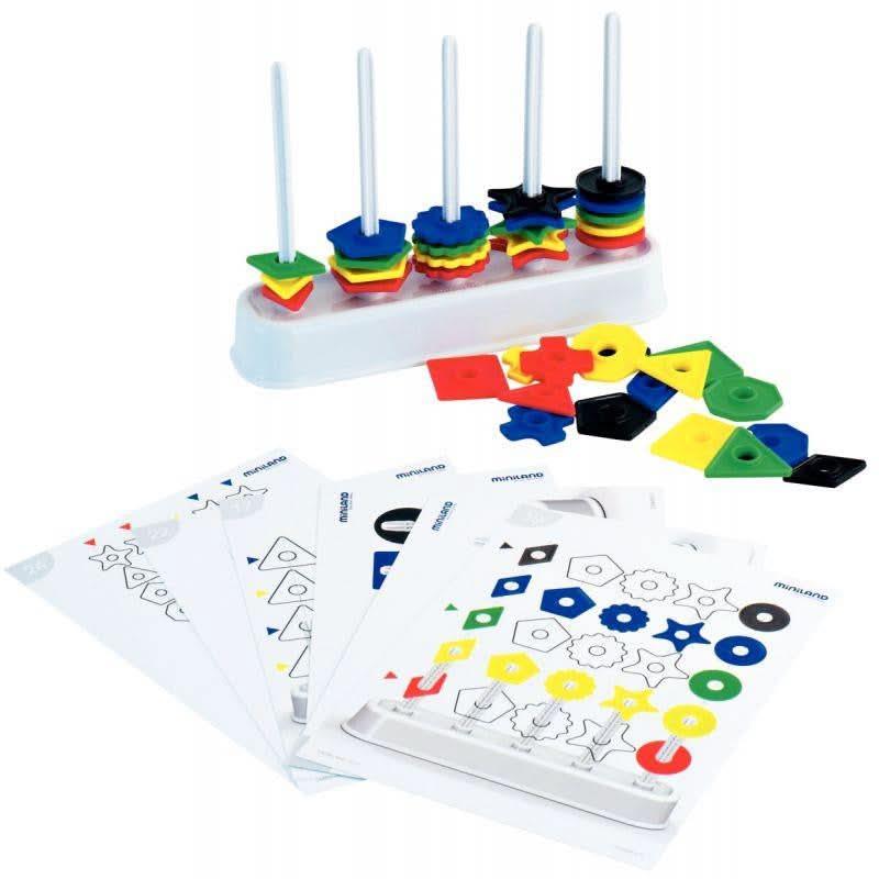 Set d'activité pour enfant - Formes ABACOLOR Miniland - Instruments de musique