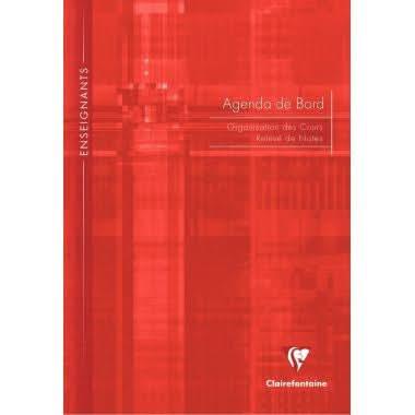 Agenda de bord non millésimé, 21x29.7, 144 pages, coloris aléatoire - Ma Rentrée Facile