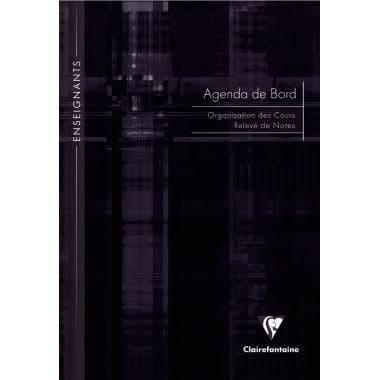 Agenda de bord non millésimé, 21x29.7, 144 pages, coloris aléatoire - Ma Rentrée Facile