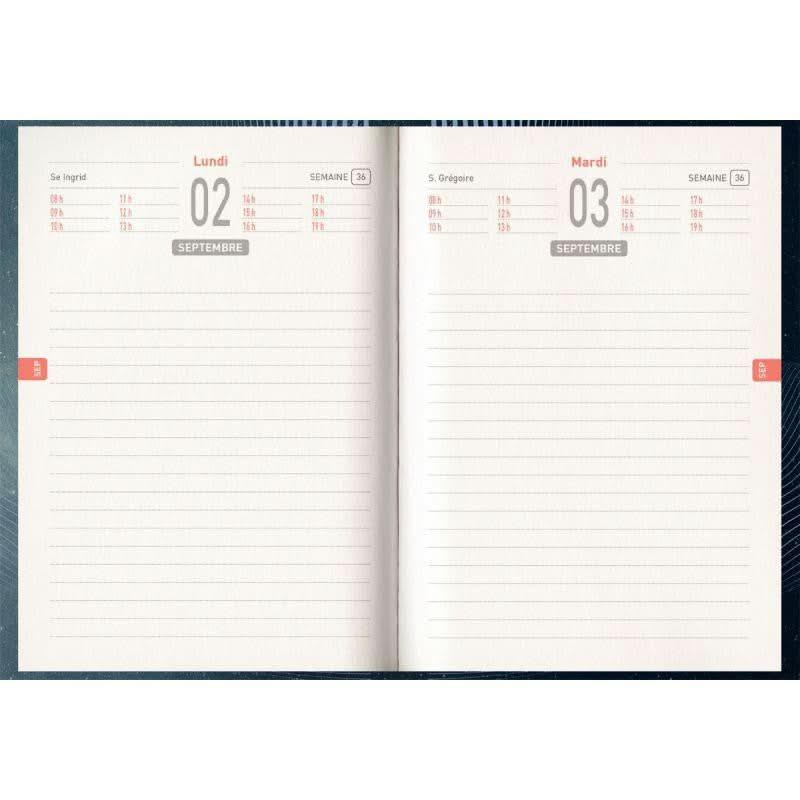 Agenda scolaire de poche Techno bleu - Ma Rentrée Facile