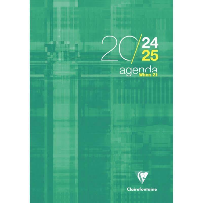 Agenda When 21, année scolaire 2025/2026, A4, 1 semaine sur 3 pages, coloris aléatoires CLAIREFONTAINE - Ma Rentrée Facile