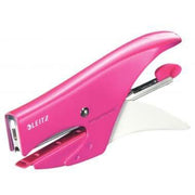 Agrafeuse pince Leitz Wow 5531, 15 feuilles rose - Ma Rentrée Facile