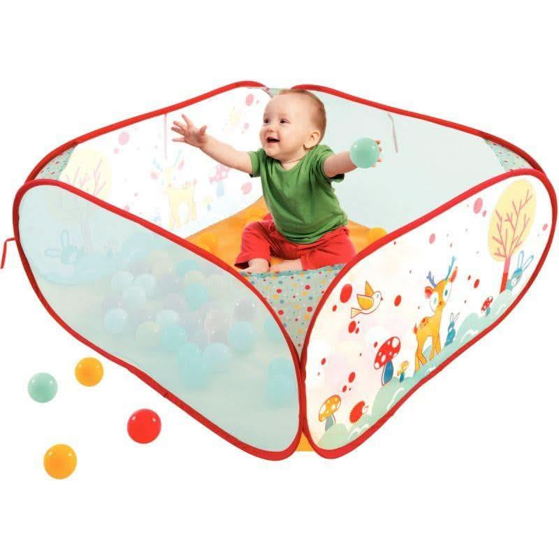 Aire de jeu pop-up lapin + 45 balles - Ma Rentrée Facile