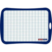 Ardoise effaçable à sec 20x28cm,1 face uni / face quadrillée séyès, coloris aléatoire - Ma Rentrée Facile