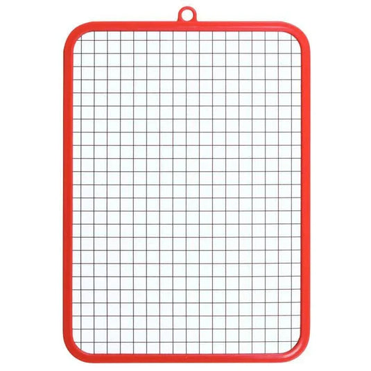 Ardoise effaçable à sec 19x26cm, 1 face unie /1 face quadrillée 10x10 - Ma Rentrée Facile