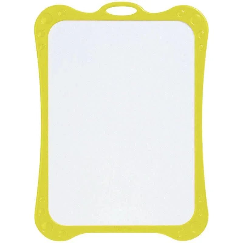 Ardoise effaçable à sec 20 x 28,5 cm + chiffonette + feutre Maped 1 face uni/1 face seyès, coloris aléatoires - Ma Rentrée Facile