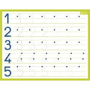 Ardoise effaçable à sec 21x26.5cm, chiffres - Ma Rentrée Facile