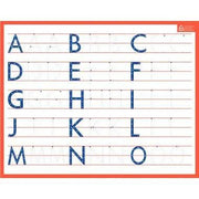 Ardoise effaçable à sec 21x26.5cm, majuscules - Ma Rentrée Facile