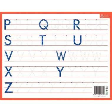 Ardoise effaçable à sec 21x26.5cm, majuscules - Ma Rentrée Facile