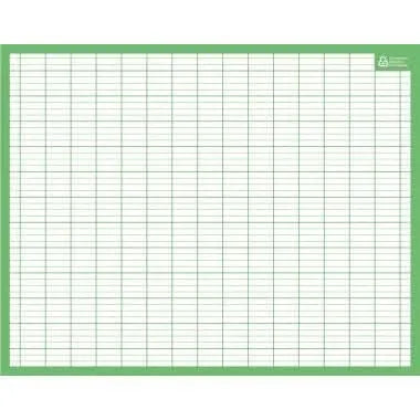 Ardoise effaçable à sec 21x26,5 1 face quadrillage 10x10 / 1 face séyès - Ma Rentrée Facile