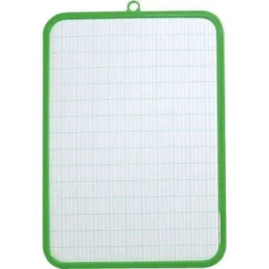 Ardoise effaçable à sec 19x26cm uni/seyes, coloris aléatoires - Ma Rentrée Facile