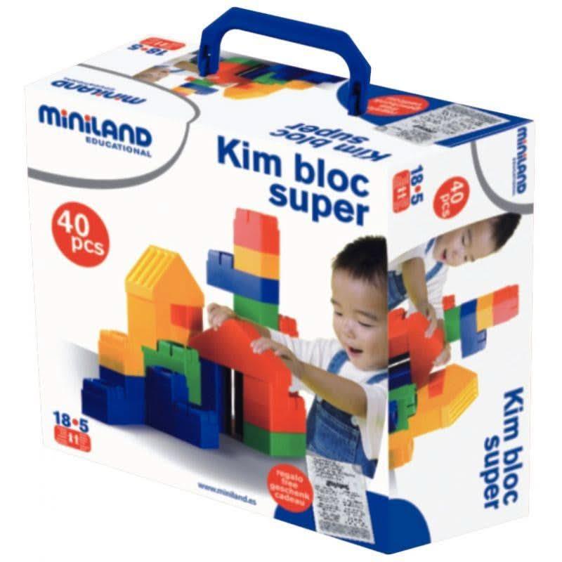 Assortiment de 40 briques géantes ultra souples MINILAND - Ma Rentrée Facile
