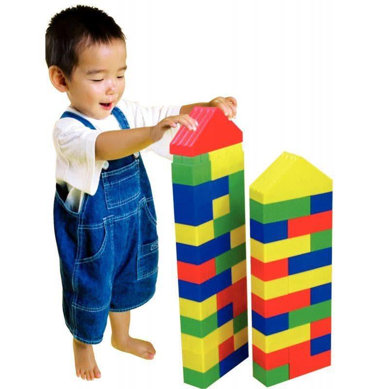 Assortiment de 40 briques géantes ultra souples MINILAND - Ma Rentrée Facile