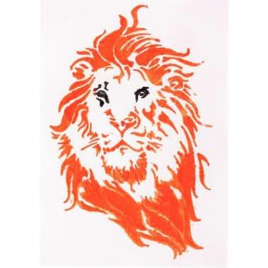 Assortiment de 6 pochoirs Animaux sauvages A4 - Ma Rentrée Facile