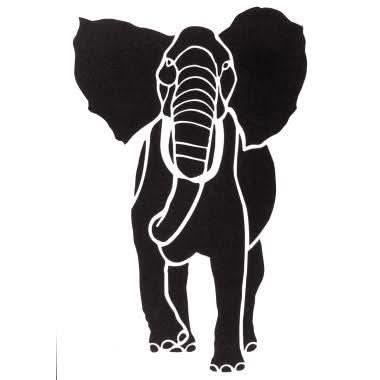 Assortiment de 6 pochoirs Animaux sauvages A4 - Ma Rentrée Facile