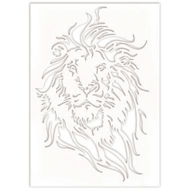 Assortiment de 6 pochoirs Animaux sauvages A4 - Ma Rentrée Facile