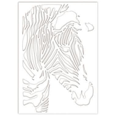 Assortiment de 6 pochoirs Animaux sauvages A4 - Ma Rentrée Facile