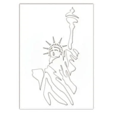 Assortiment de 6 pochoirs Monuments du monde A4 - Ma Rentrée Facile