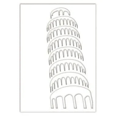 Assortiment de 6 pochoirs Monuments du monde A4 - Ma Rentrée Facile