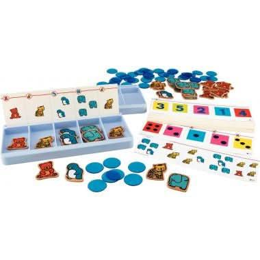 Atelier boîtes à compter niveau 1 pour 2 enfants Nathan - Ma Rentrée Facile