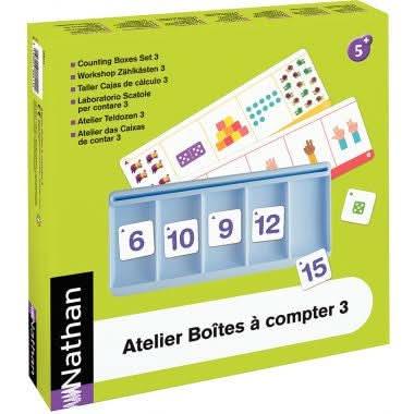 Atelier boîtes à compter niveau 3 Nathan - Ma Rentrée Facile