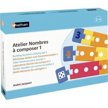 Atelier Nombres à composer 1 pour 2 enfants Nathan - Ma Rentrée Facile